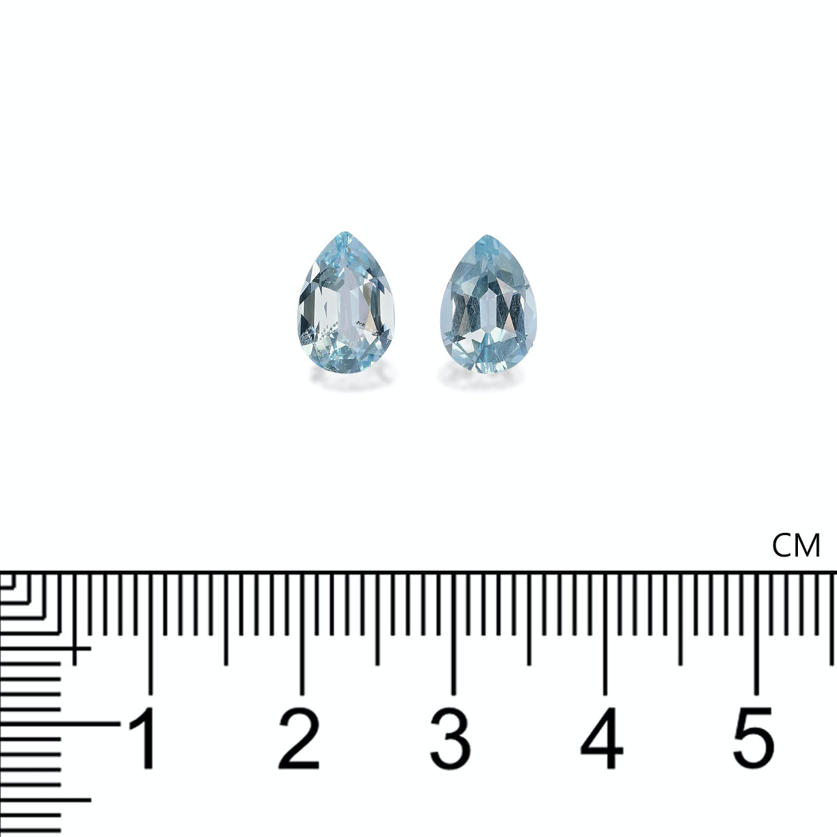 Picture of Baby Blue Aquamarine 2.63ct - Pair (AQ2901)
