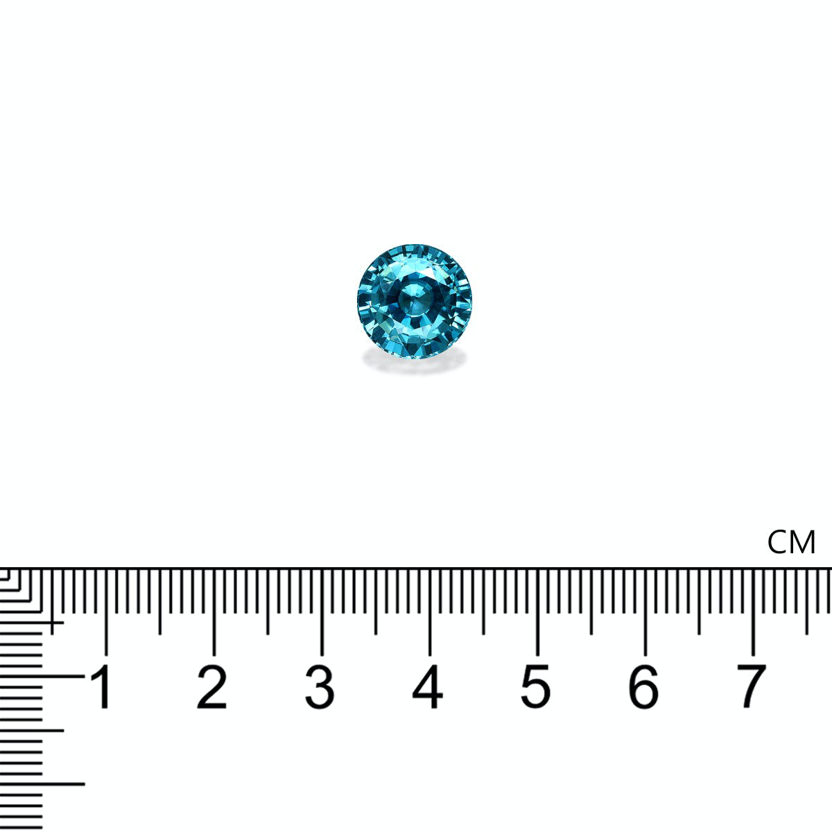 Picture of Mint Blue Zircon 7.22ct - 10mm (ZI0701)