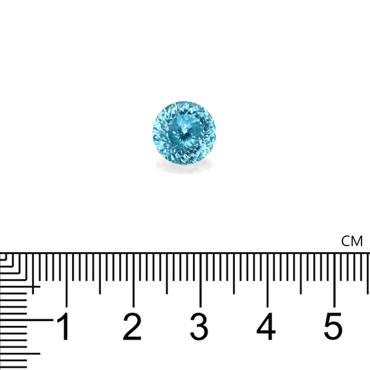Picture of Arctic Blue Zircon 7.56ct - 9mm (ZI0713)