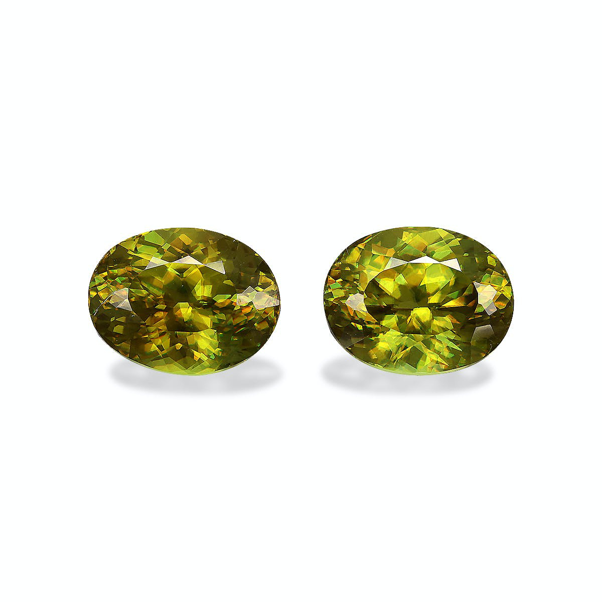 Picture of Lime Green Sphene 13.57ct - Pair (SH1064)