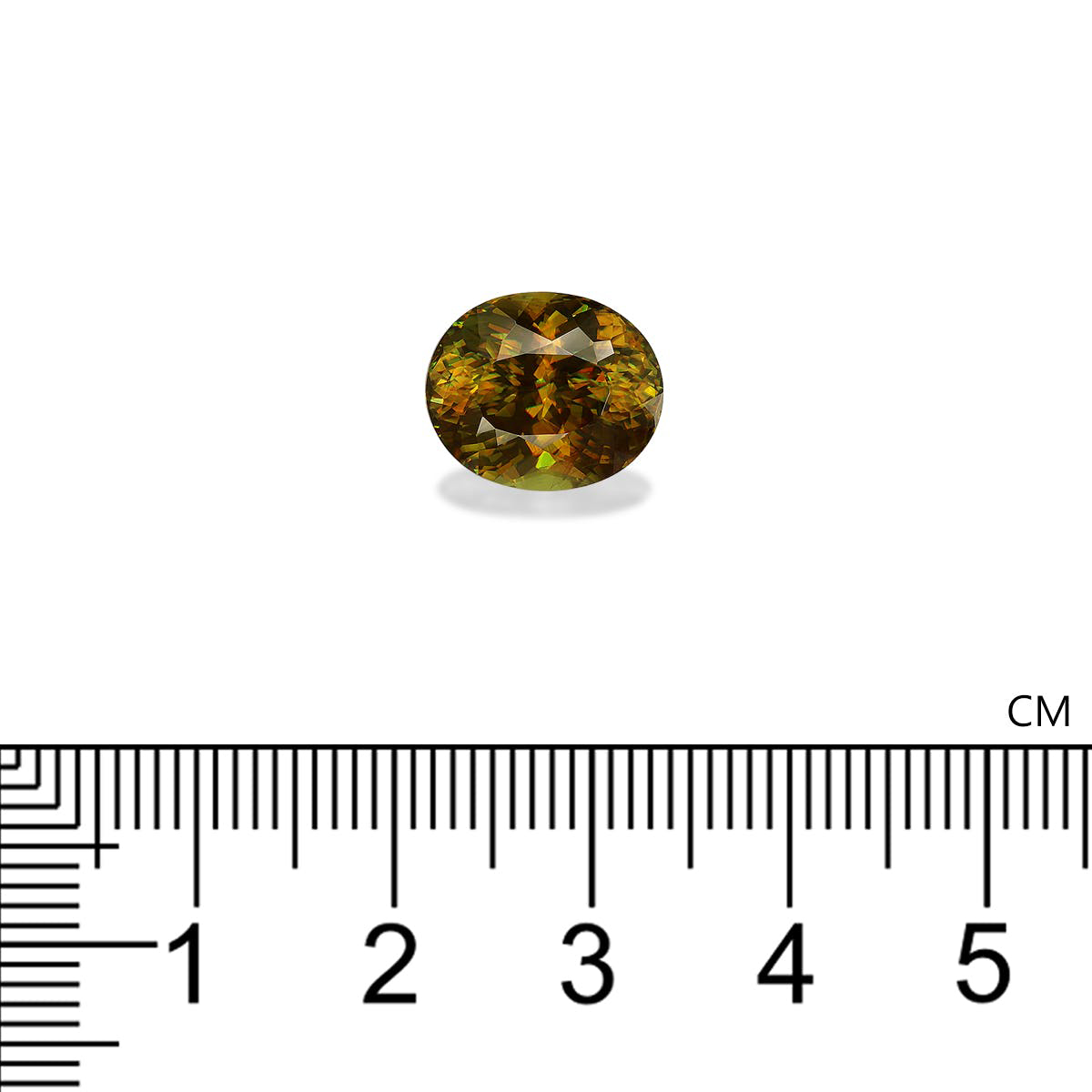 Picture of Corn Yellow Sphene 6.70ct - 12x10mm (SH1079)