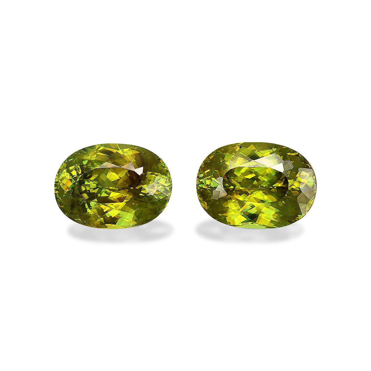 Lime Green Sphene 10.00ct - Pair (SH1081)
