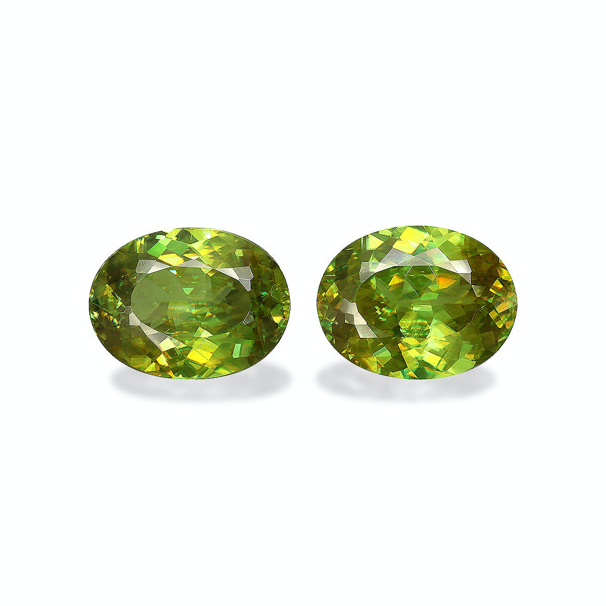 Picture of Lime Green Sphene 8.81ct - Pair (SH1089)