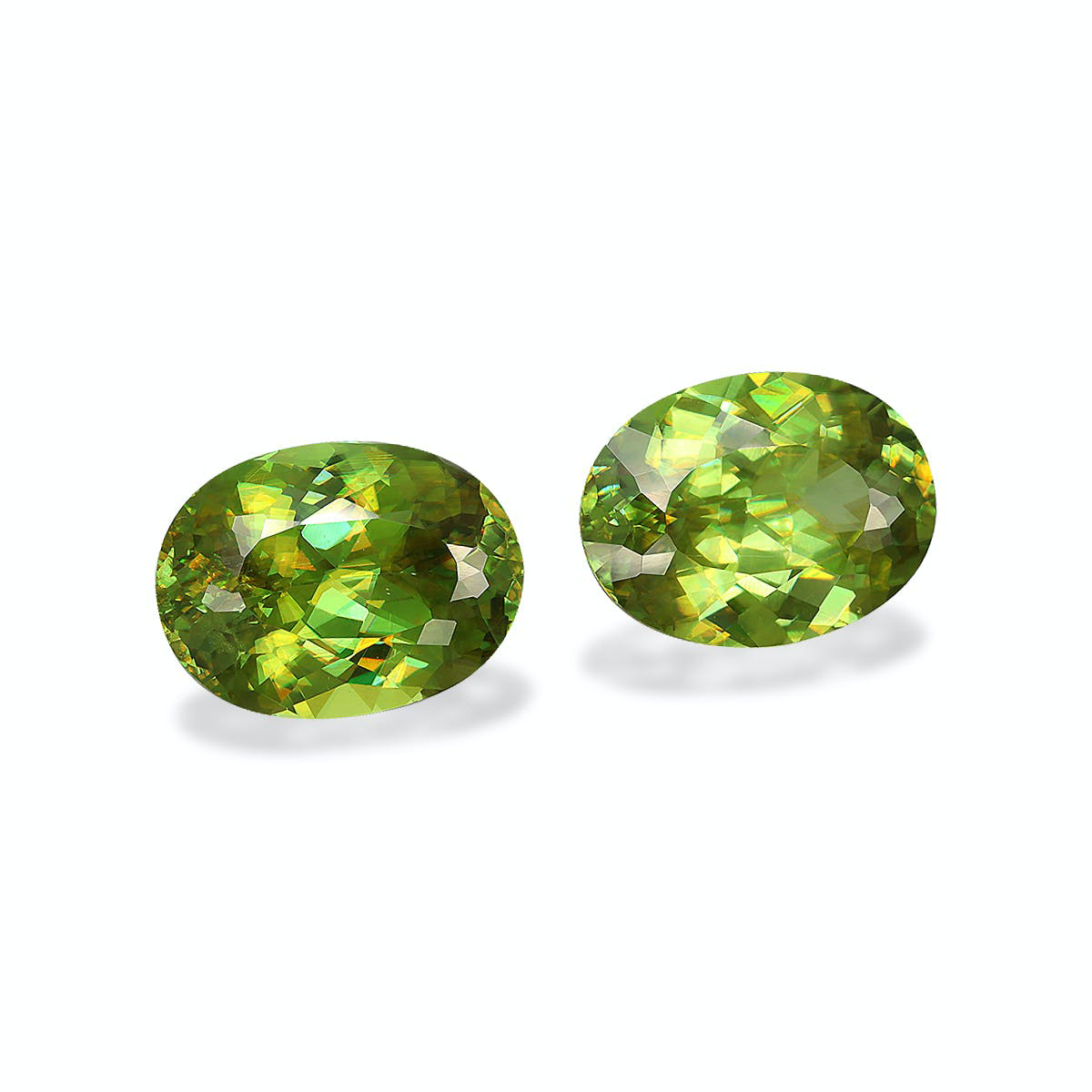 Picture of Lime Green Sphene 8.87ct - Pair (SH1090)