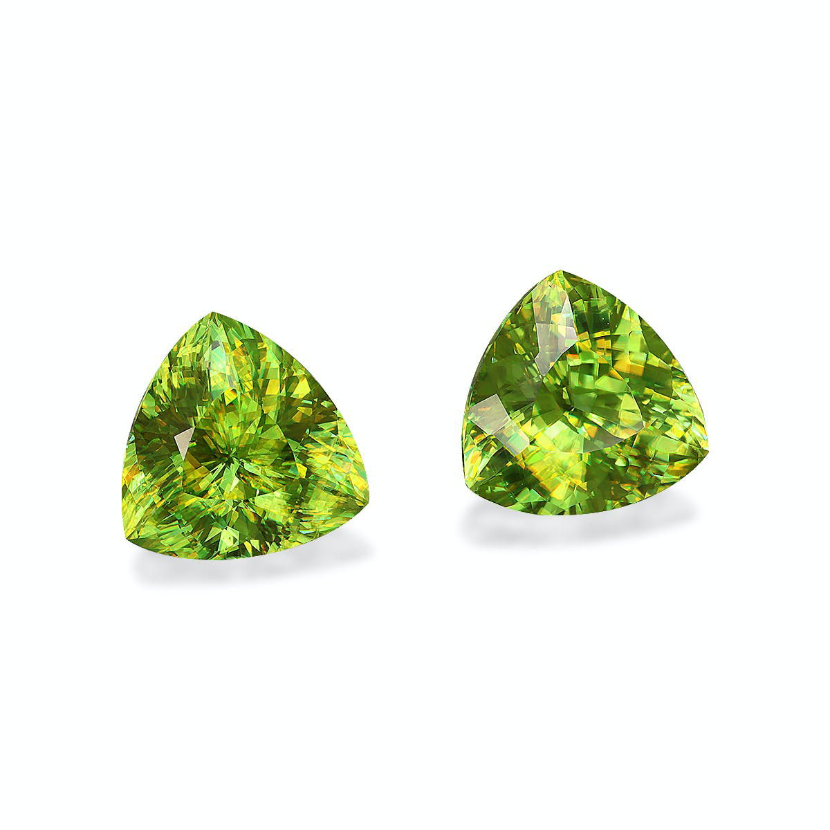 Picture of Lime Green Sphene 9.01ct - 10mm Pair (SH1092)