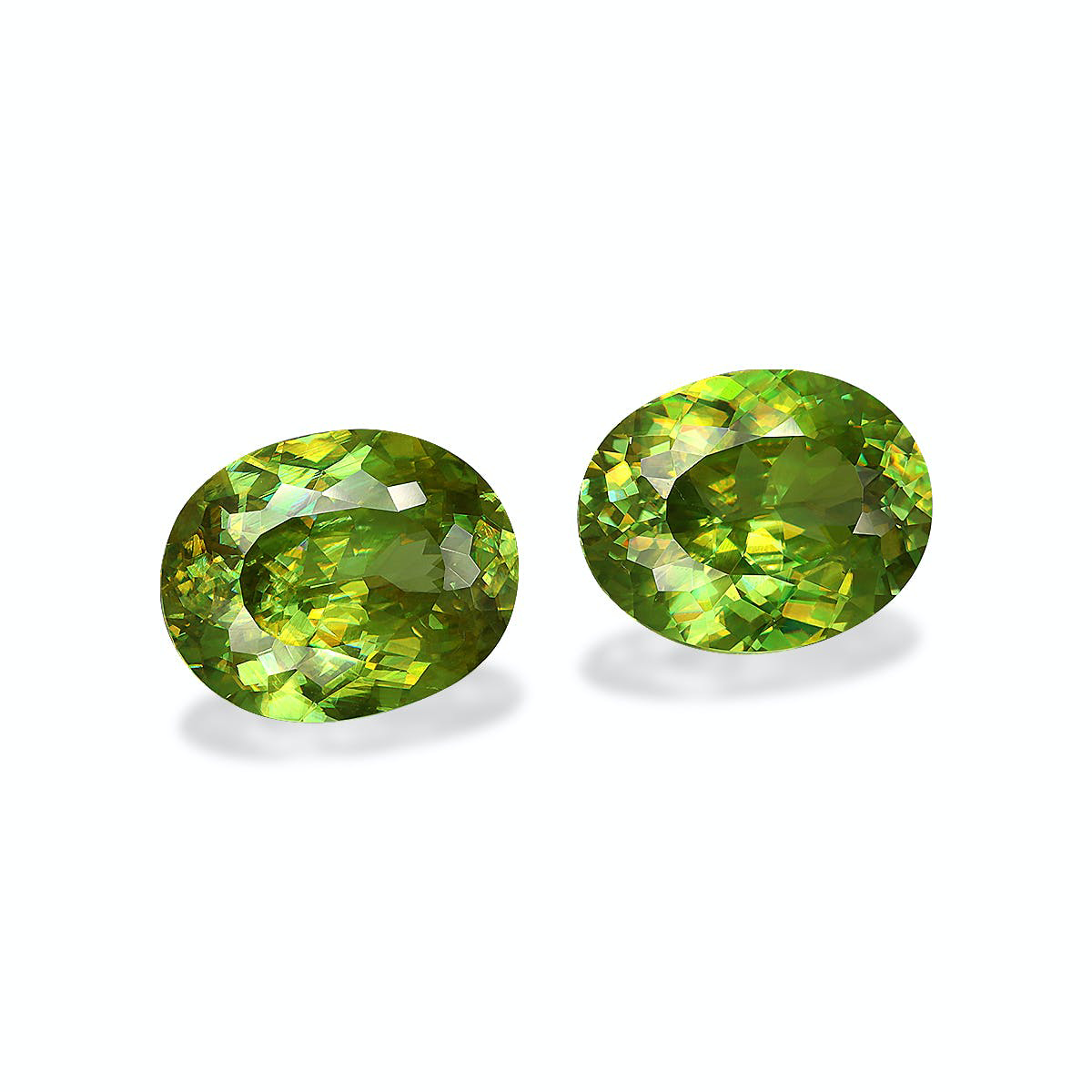 Picture of Lime Green Sphene 9.04ct - Pair (SH1093)