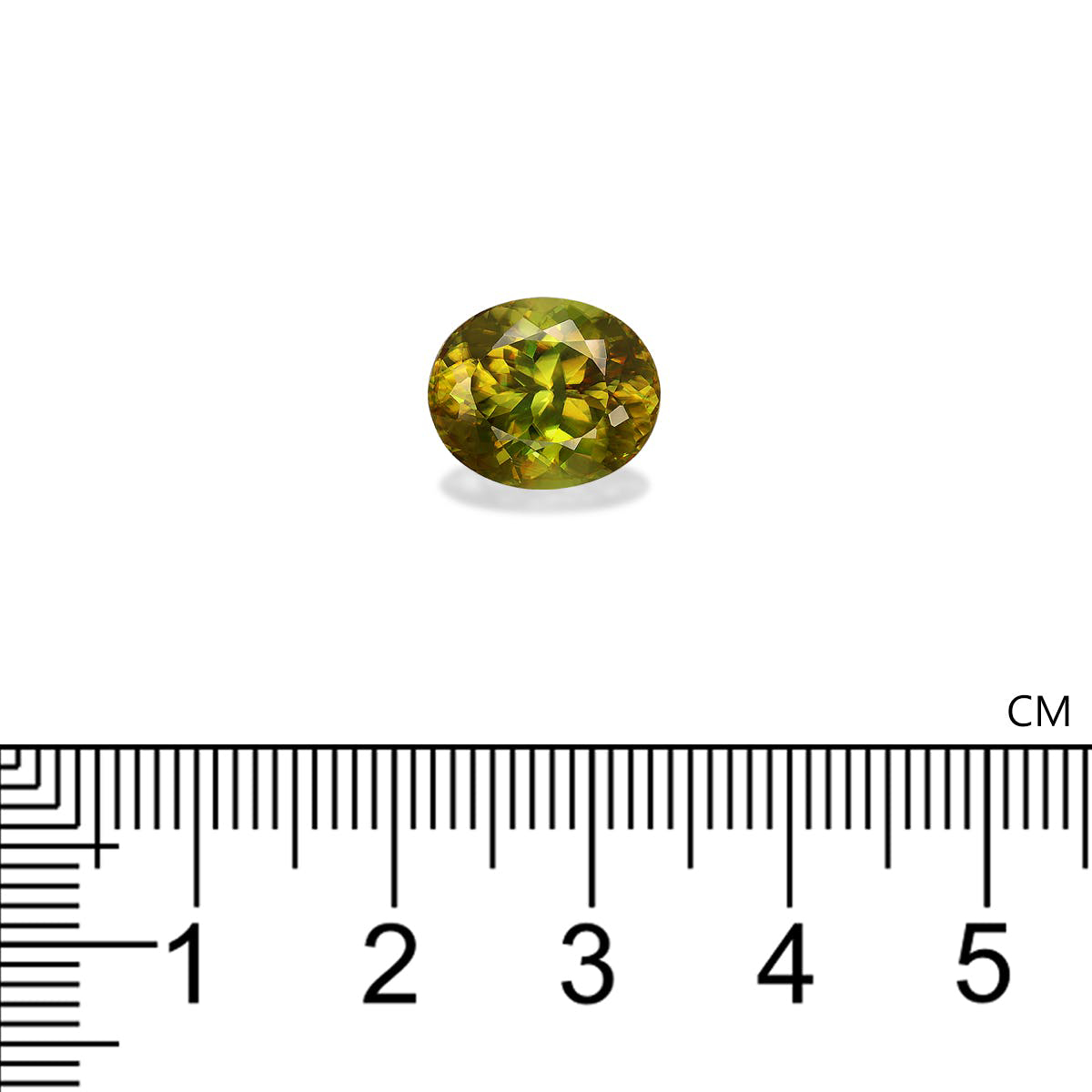 Picture of Lime Green Sphene 5.53ct - 12x10mm (SH1099)