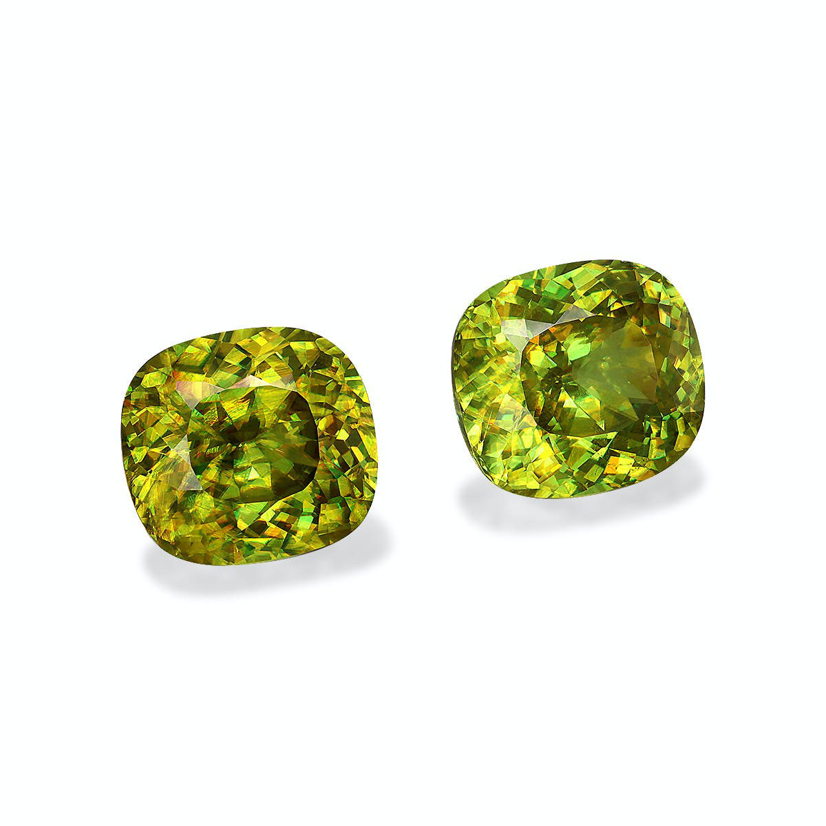 Picture of Lime Green Sphene 9.71ct - Pair (SH1113)