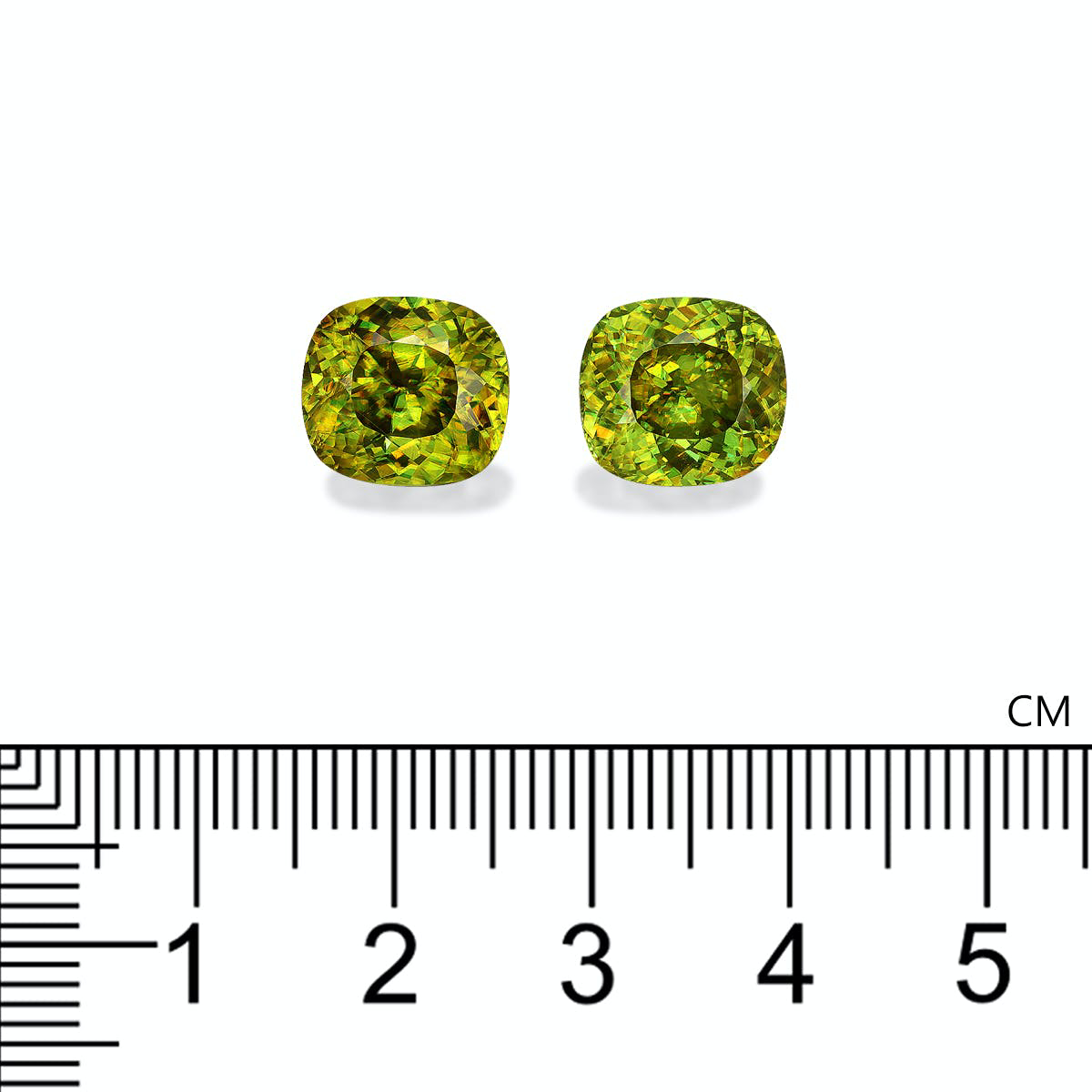 Picture of Lime Green Sphene 9.71ct - Pair (SH1113)
