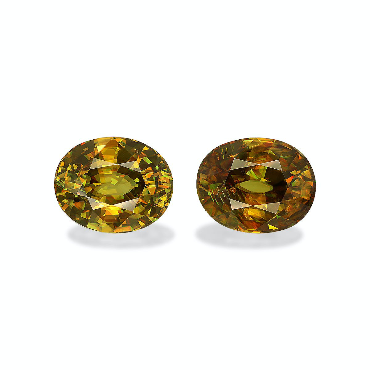 Corn Yellow Sphene 15.27ct - Pair (SH1135)