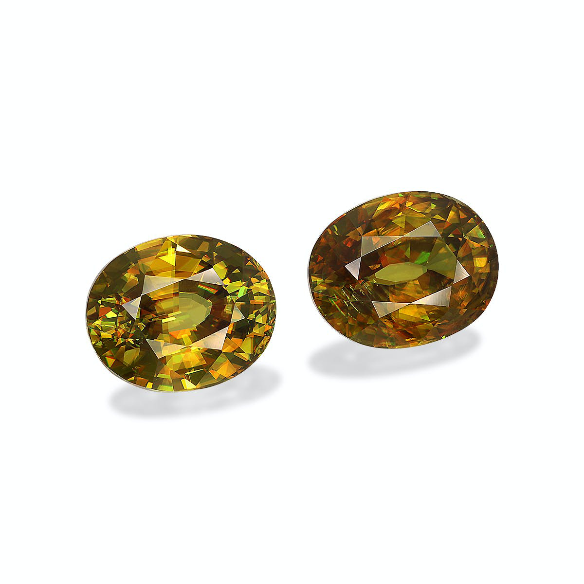 Corn Yellow Sphene 15.27ct - Pair (SH1135)