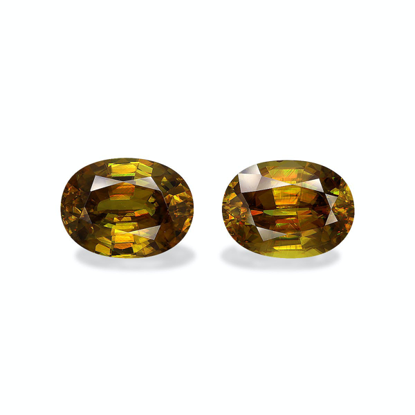 Corn Yellow Sphene 22.03ct - Pair (SH1228)