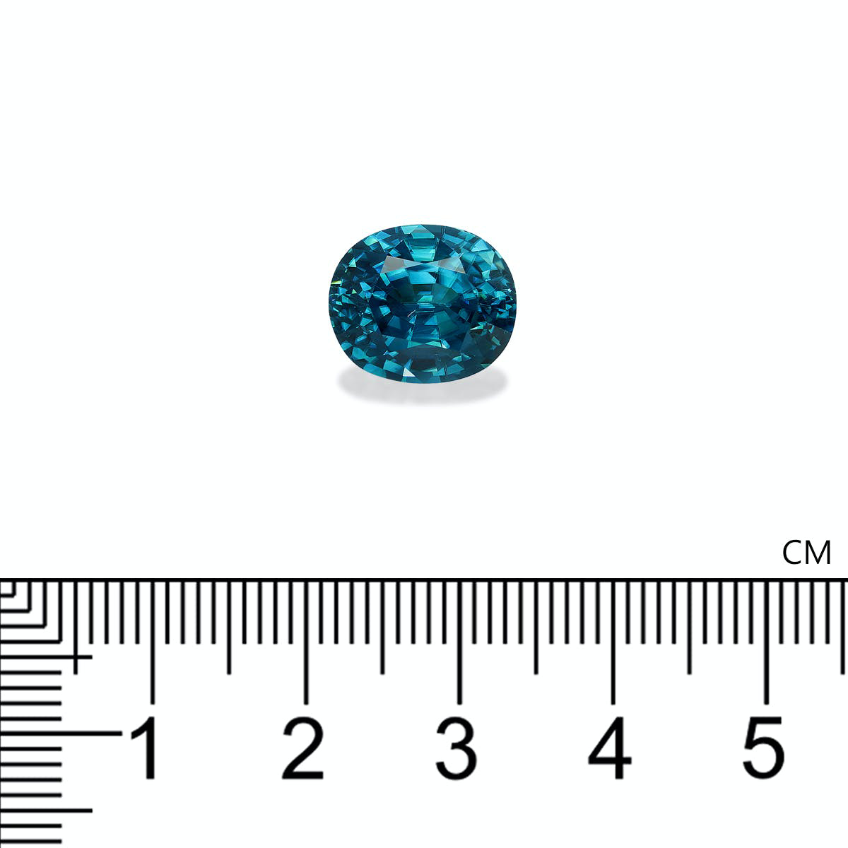 Picture of Mint Blue Zircon 11.00ct - 12x10mm (ZI0761)