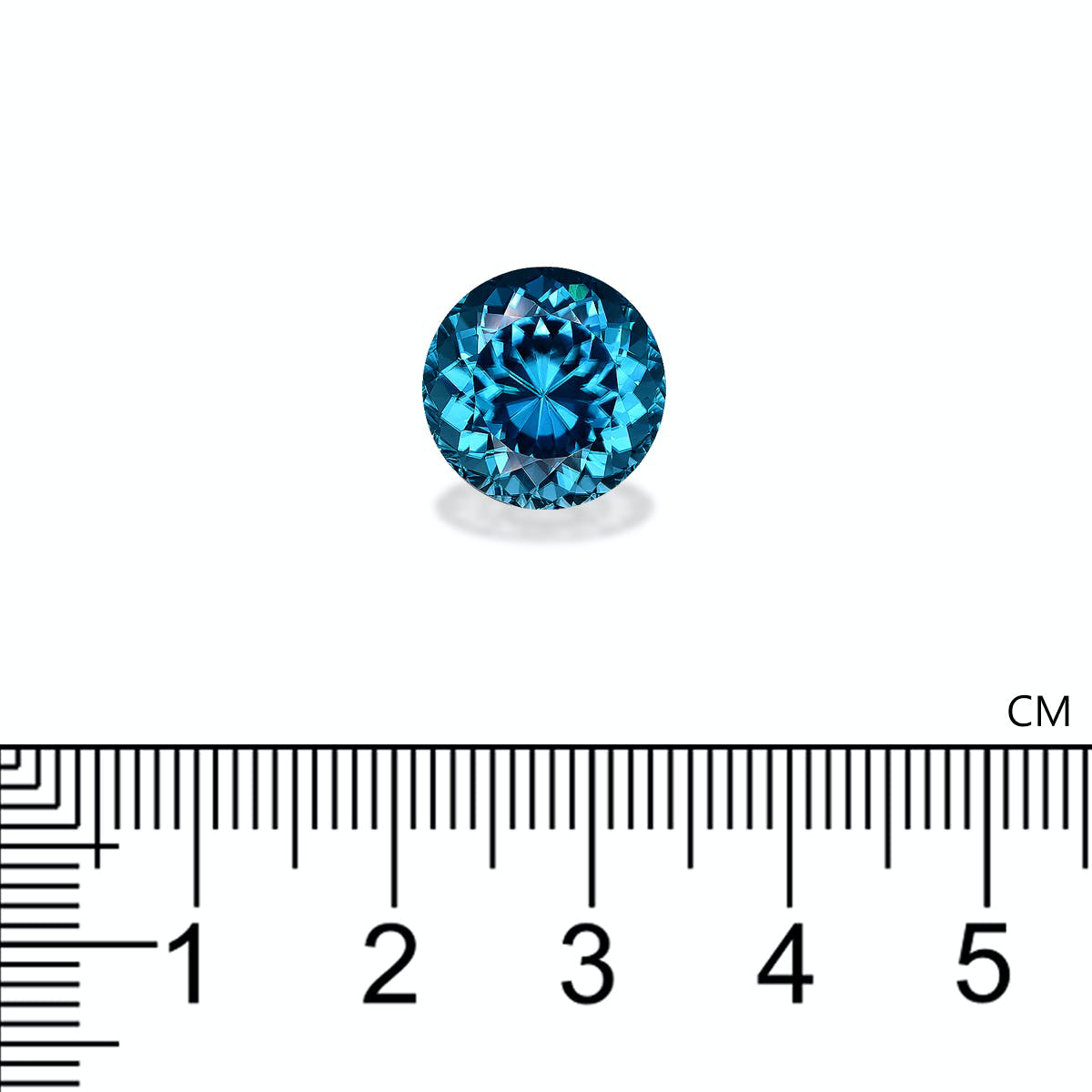 Picture of Mint Blue Zircon 10.99ct - 12mm (ZI0763)