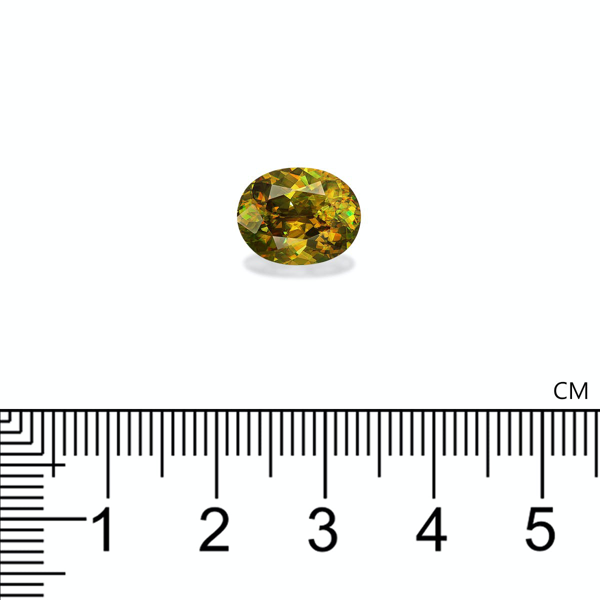 Picture of Corn Yellow Sphene 4.07ct - 11x9mm (SH1246)