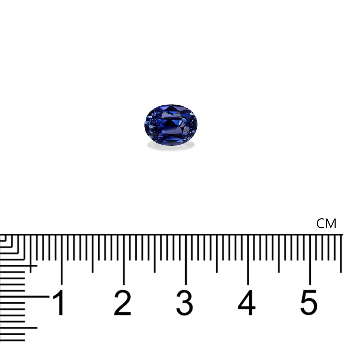 Picture of Blue Sapphire Unheated Sri Lanka 3.14ct - 8x6mm (BS0260)