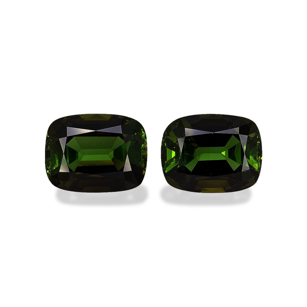 Moss Green Cuprian Tourmaline 21.52ct - Pair (MZ0304)