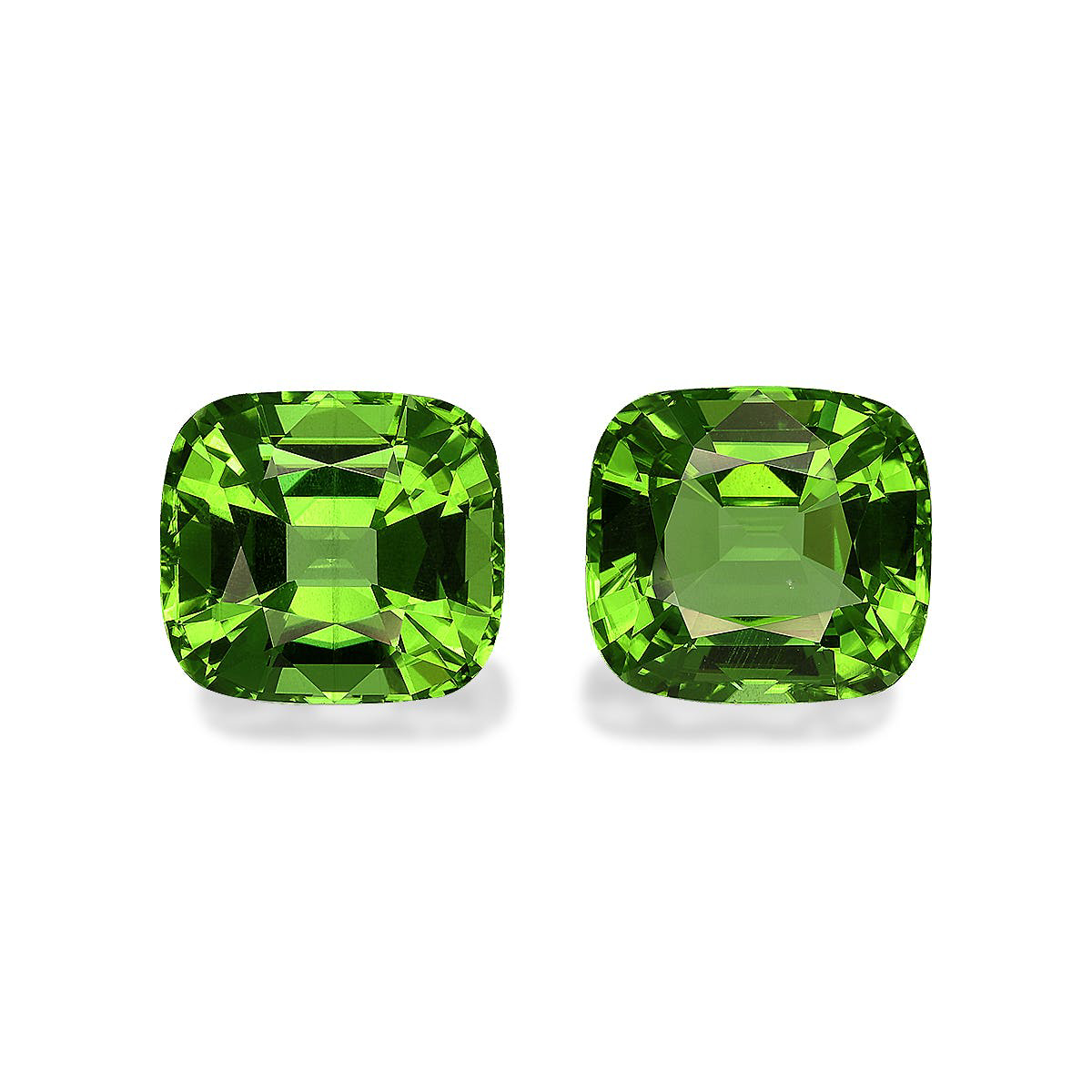 Picture of Vivid Green Peridot 17.19ct - Pair (PD0349)