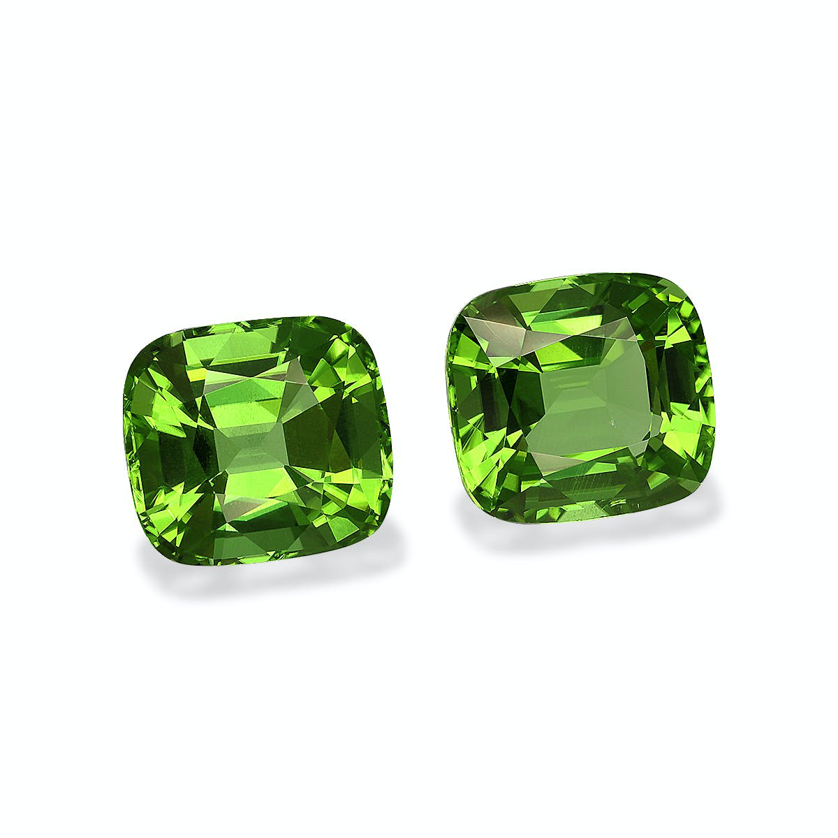 Picture of Vivid Green Peridot 17.19ct - Pair (PD0349)