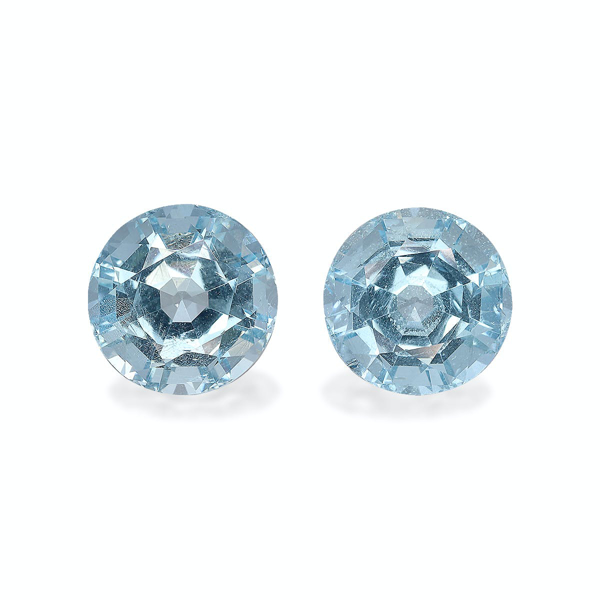 Baby Blue Aquamarine 8.72ct - 10mm Pair (AQ3490)