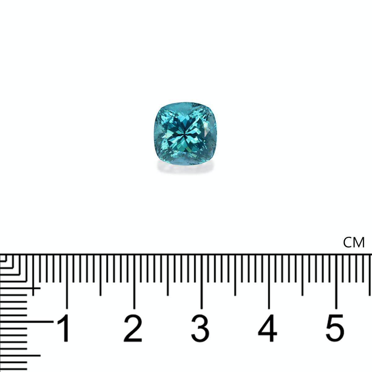 Blue Zircon 6.97ct - 9mm (ZI0824)