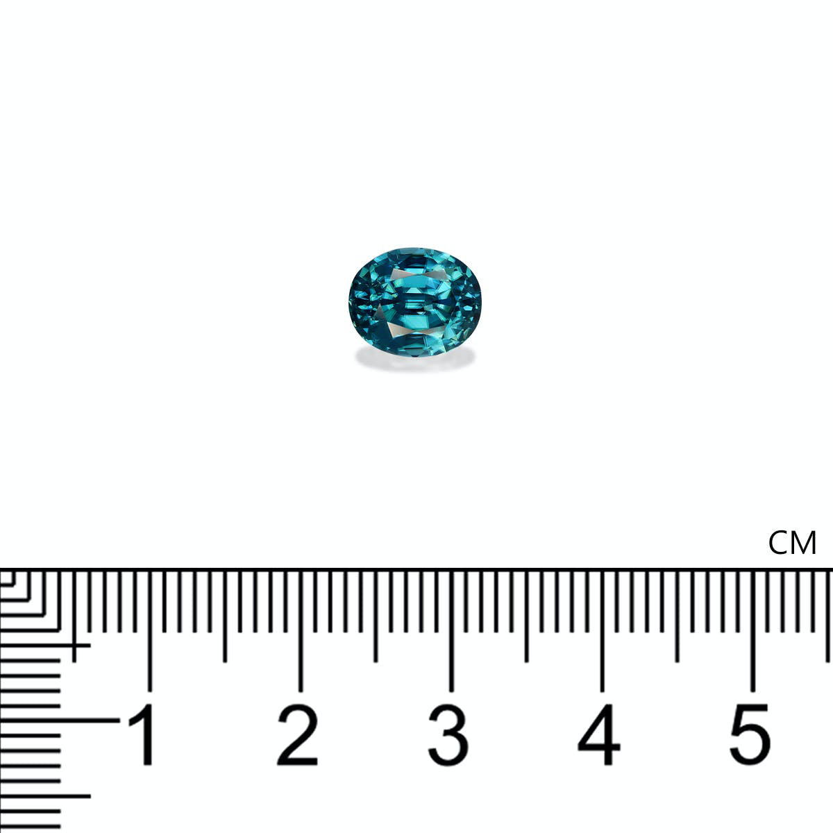 Blue Zircon 4.24ct - 9x7mm (ZI0872)