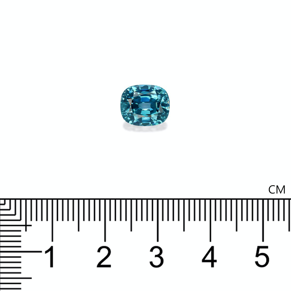 Blue Zircon 5.08ct - 9x7mm (ZI0873)