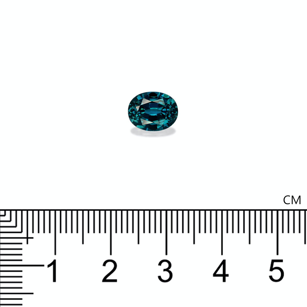 Cobalt Blue Zircon 3.98ct - 9x7mm (ZI0918)