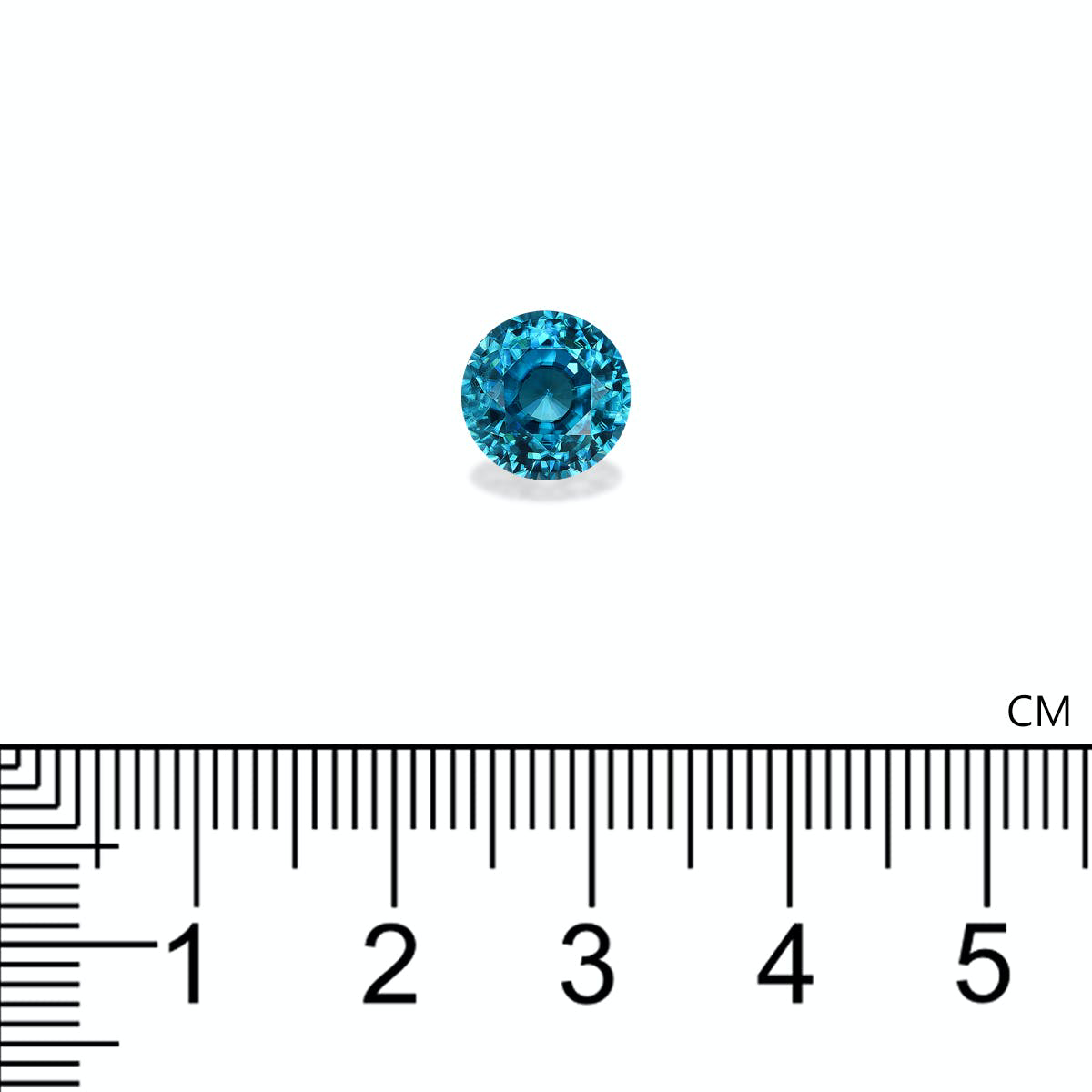 Cobalt Blue Zircon 4.51ct - 8mm (ZI0922)