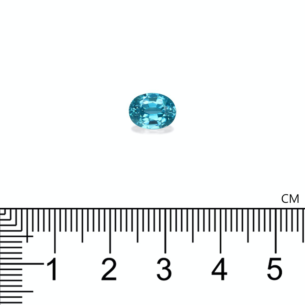 Blue Zircon 3.13ct - 8x6mm (ZI0923)