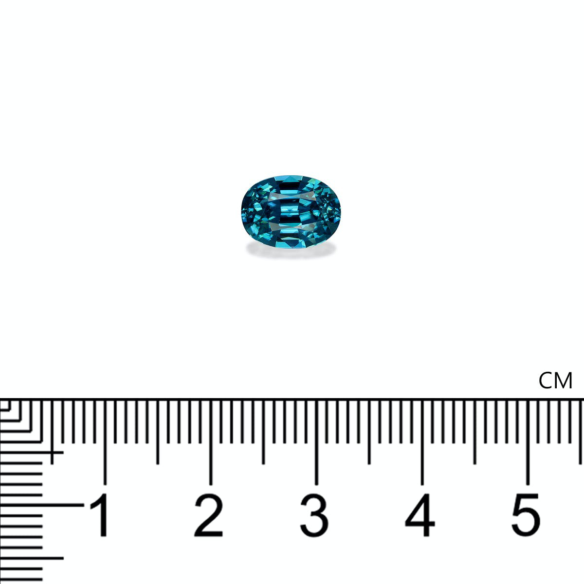 Cobalt Blue Zircon 4.04ct - 9x7mm (ZI0924)