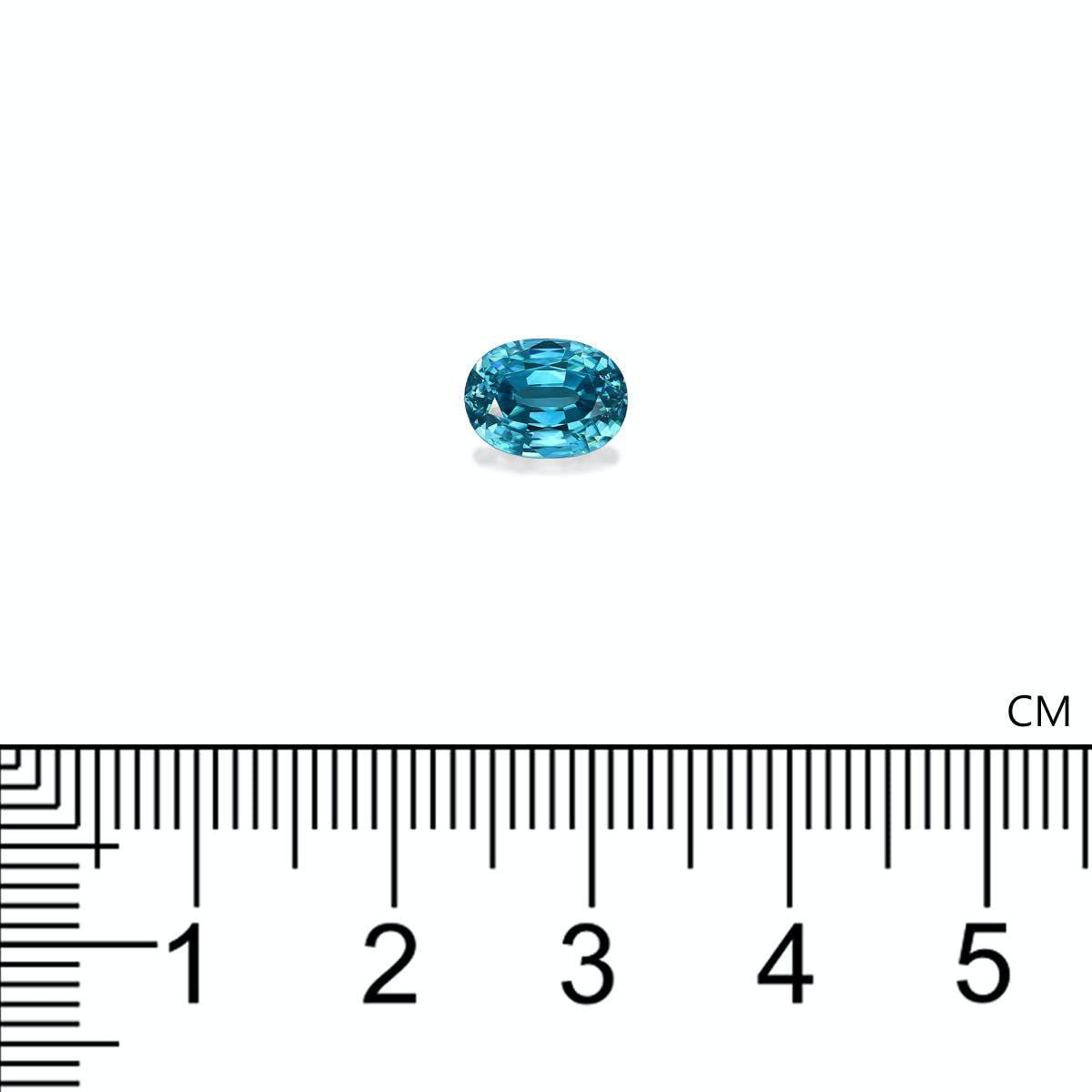Blue Zircon 2.65ct - 8x6mm (ZI0927)