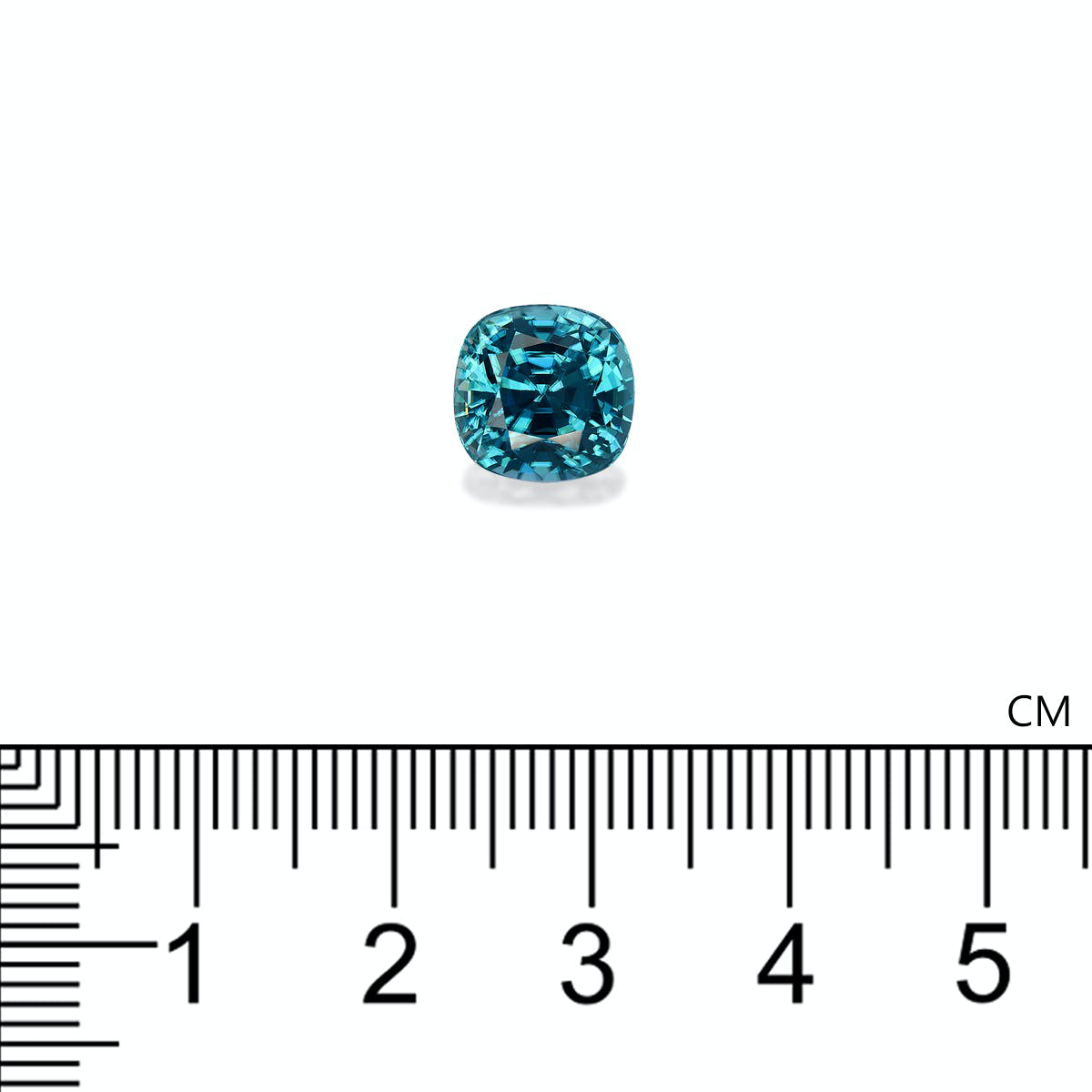 Blue Zircon 5.98ct - 9mm (ZI0969)