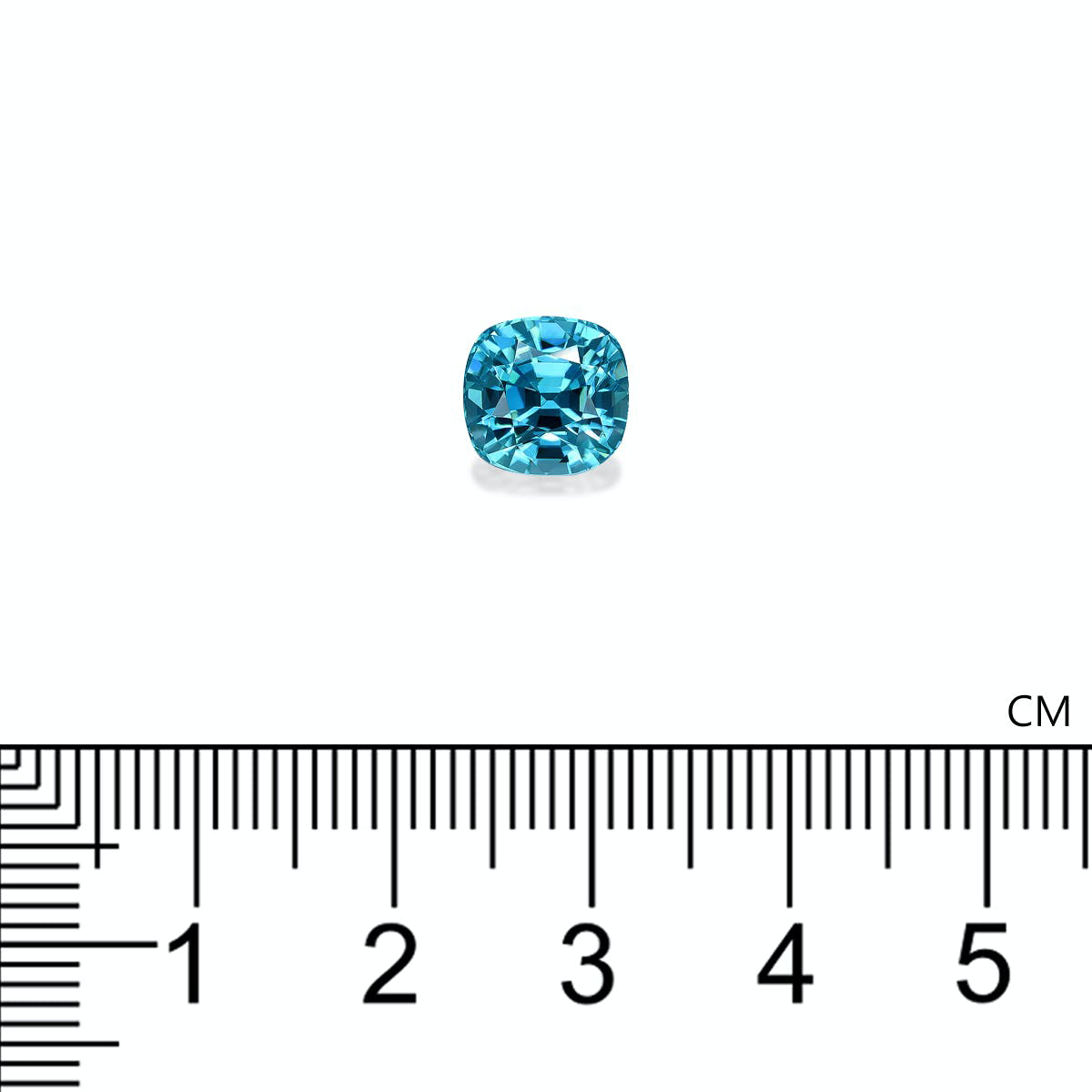 Blue Zircon 4.73ct - 8mm (ZI1009)