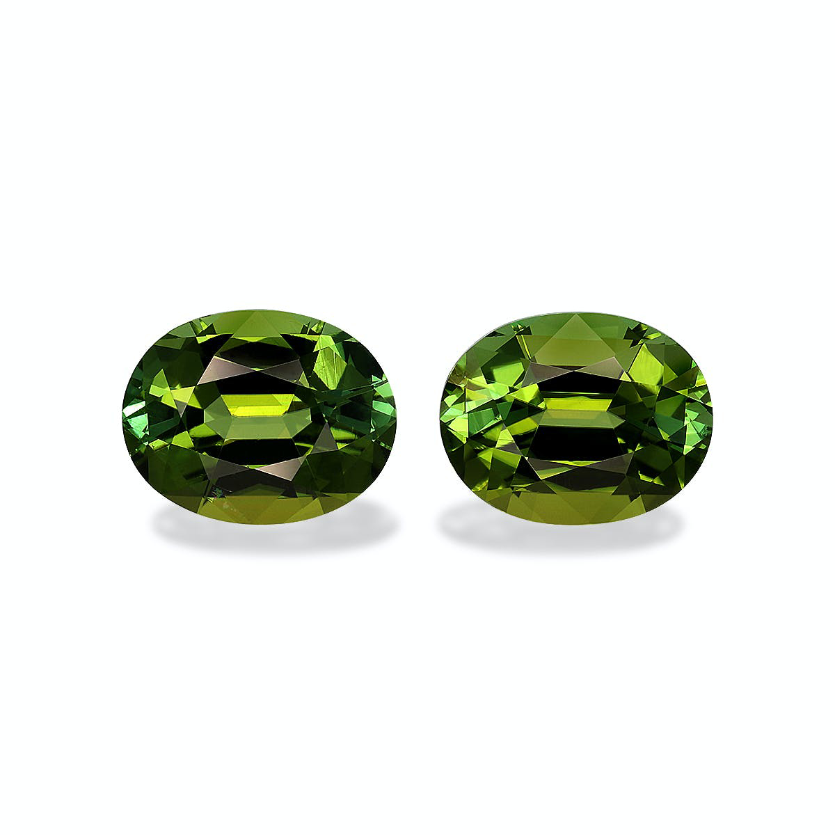 Lime Green Tourmaline 7.91ct - 11x9mm Pair (TG1706)