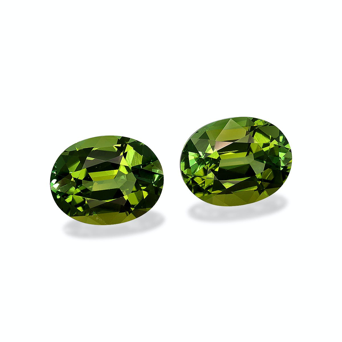 Lime Green Tourmaline 7.91ct - 11x9mm Pair (TG1706)