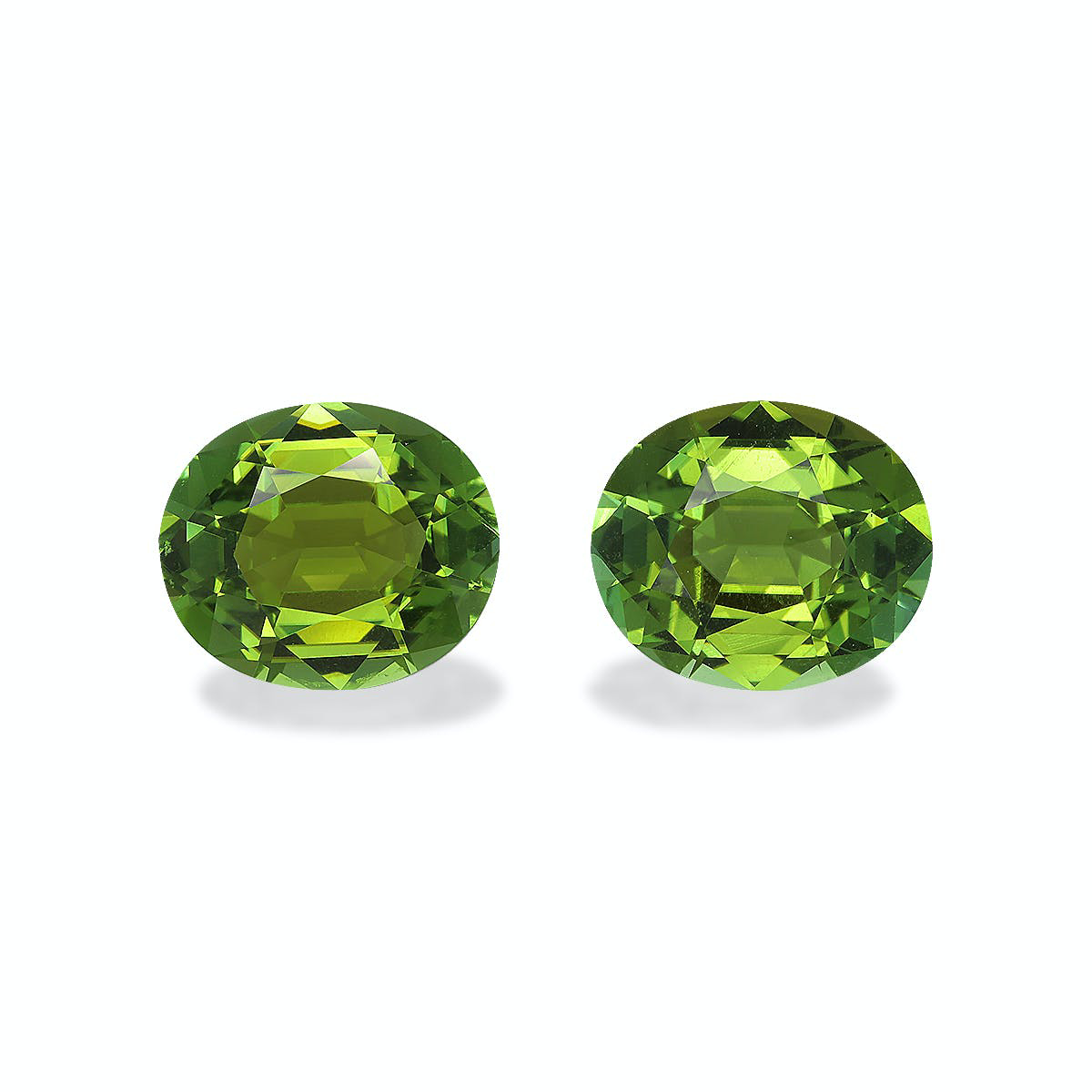 Lime Green Tourmaline 7.56ct - 11x9mm Pair (TG1707)