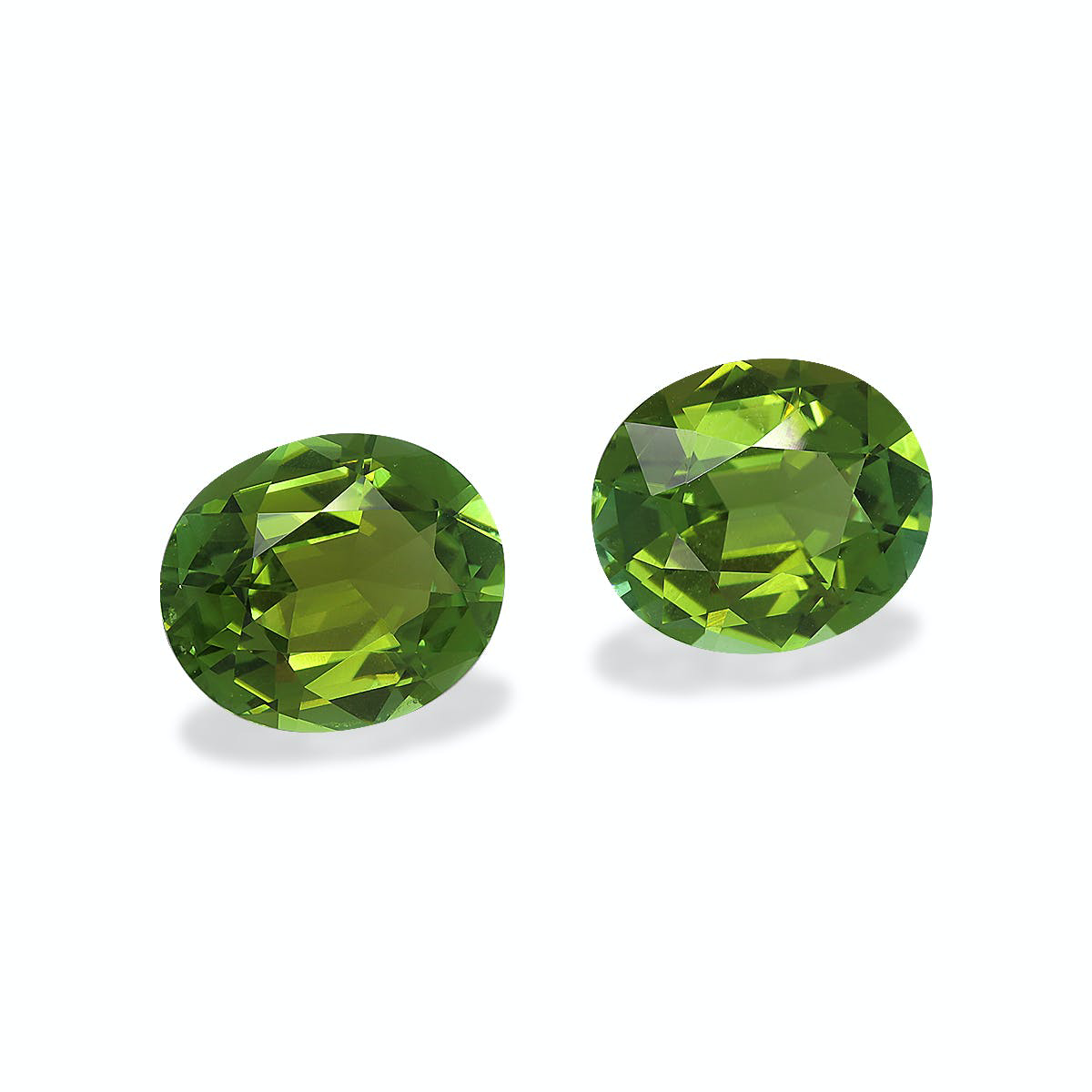 Lime Green Tourmaline 7.56ct - 11x9mm Pair (TG1707)
