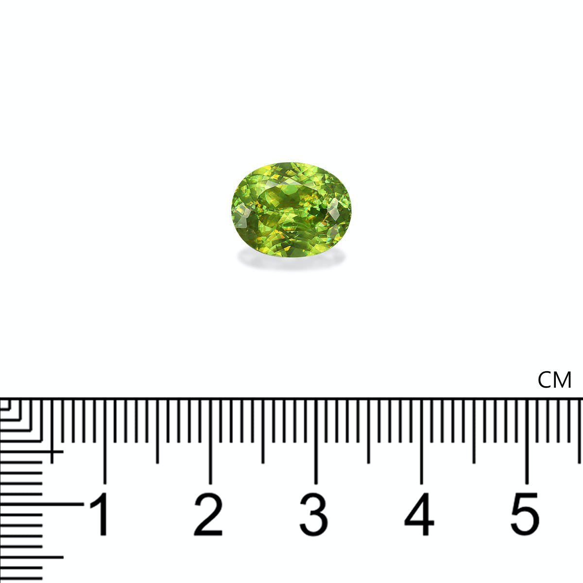 Lime Green Sphene 4.06ct - 11x9mm (SH1252)