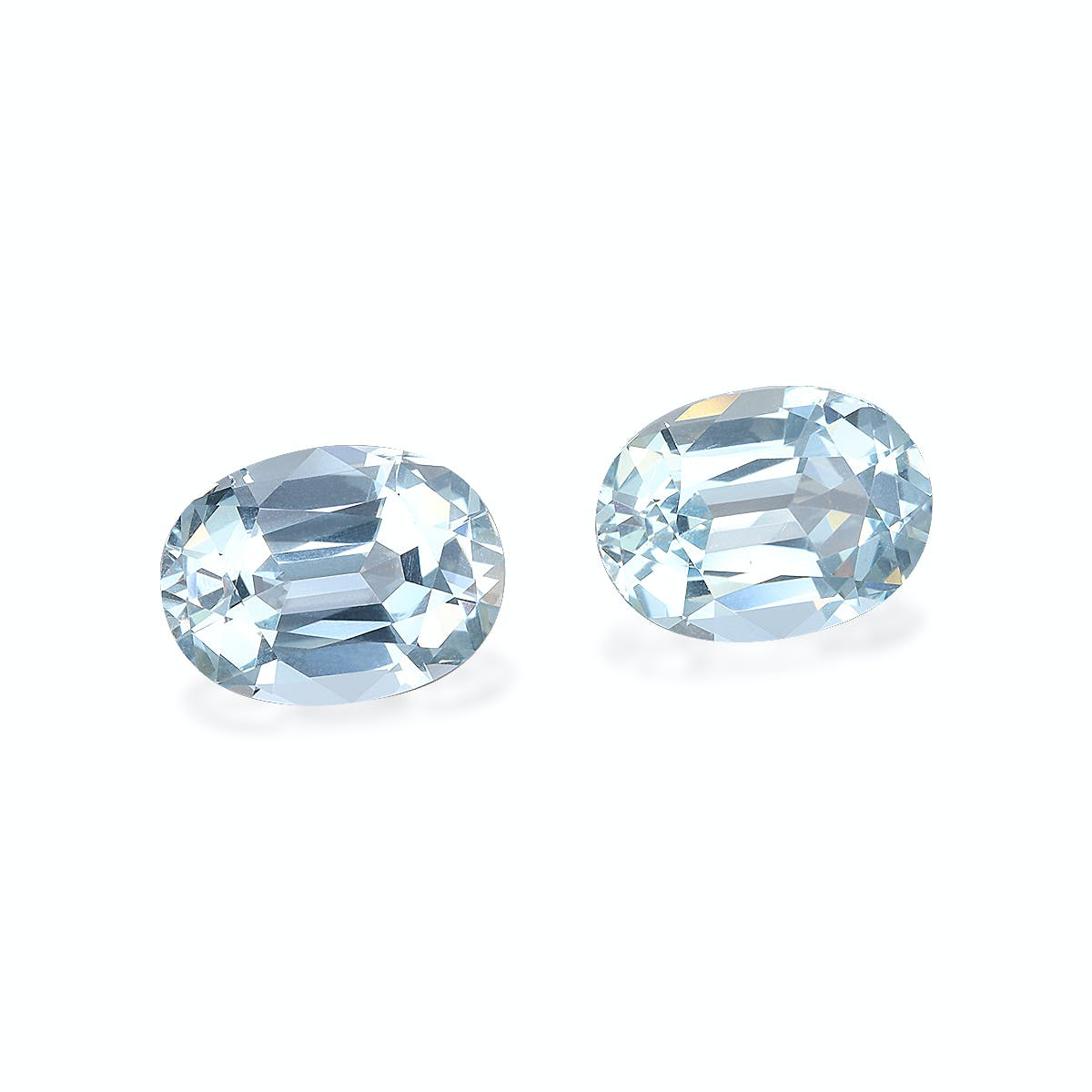 Sky Blue Aquamarine 9.07ct - Pair (AQ3761)