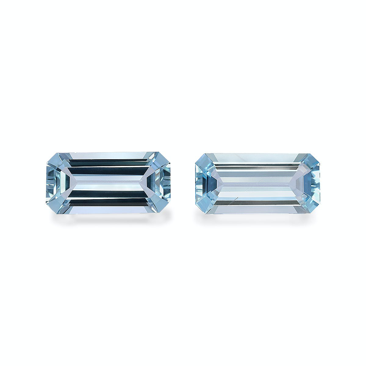 Sky Blue Aquamarine 3.99ct - Pair (AQ4133)