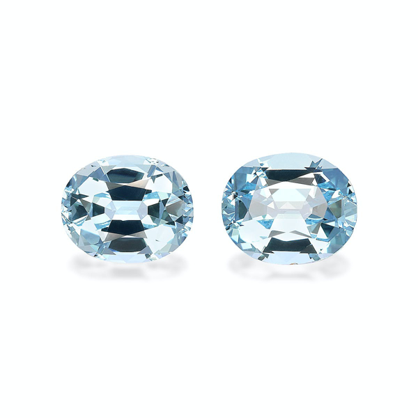Baby Blue Aquamarine 9.41ct - 12x10mm Pair (AQ4300)