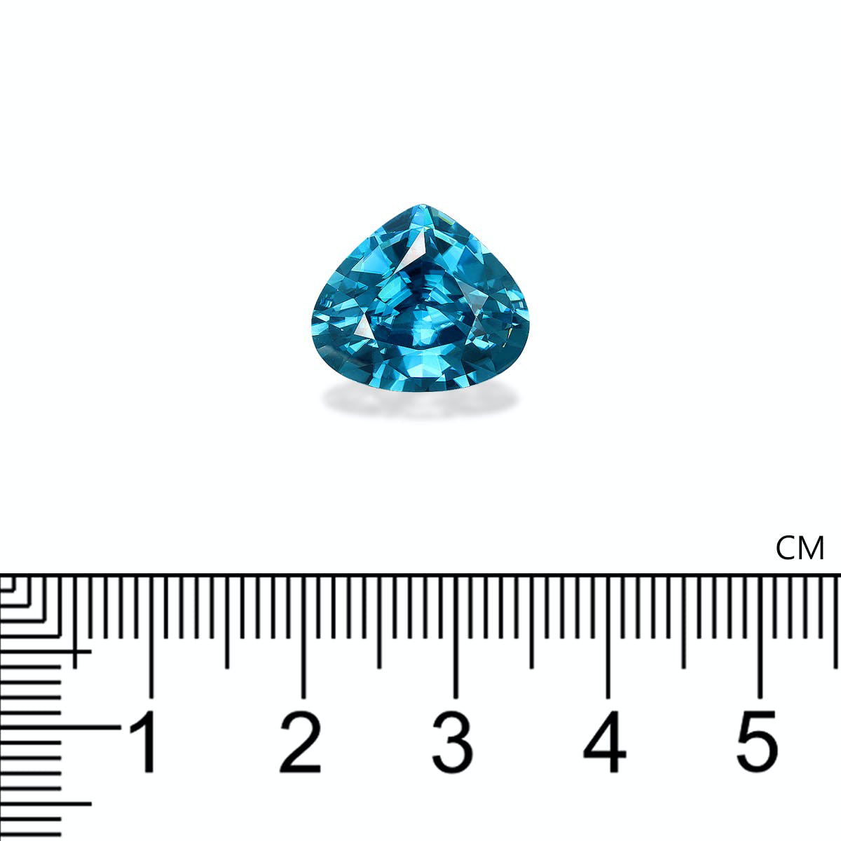 Cobalt Blue Zircon 10.84ct - 14x12mm (ZI1111)