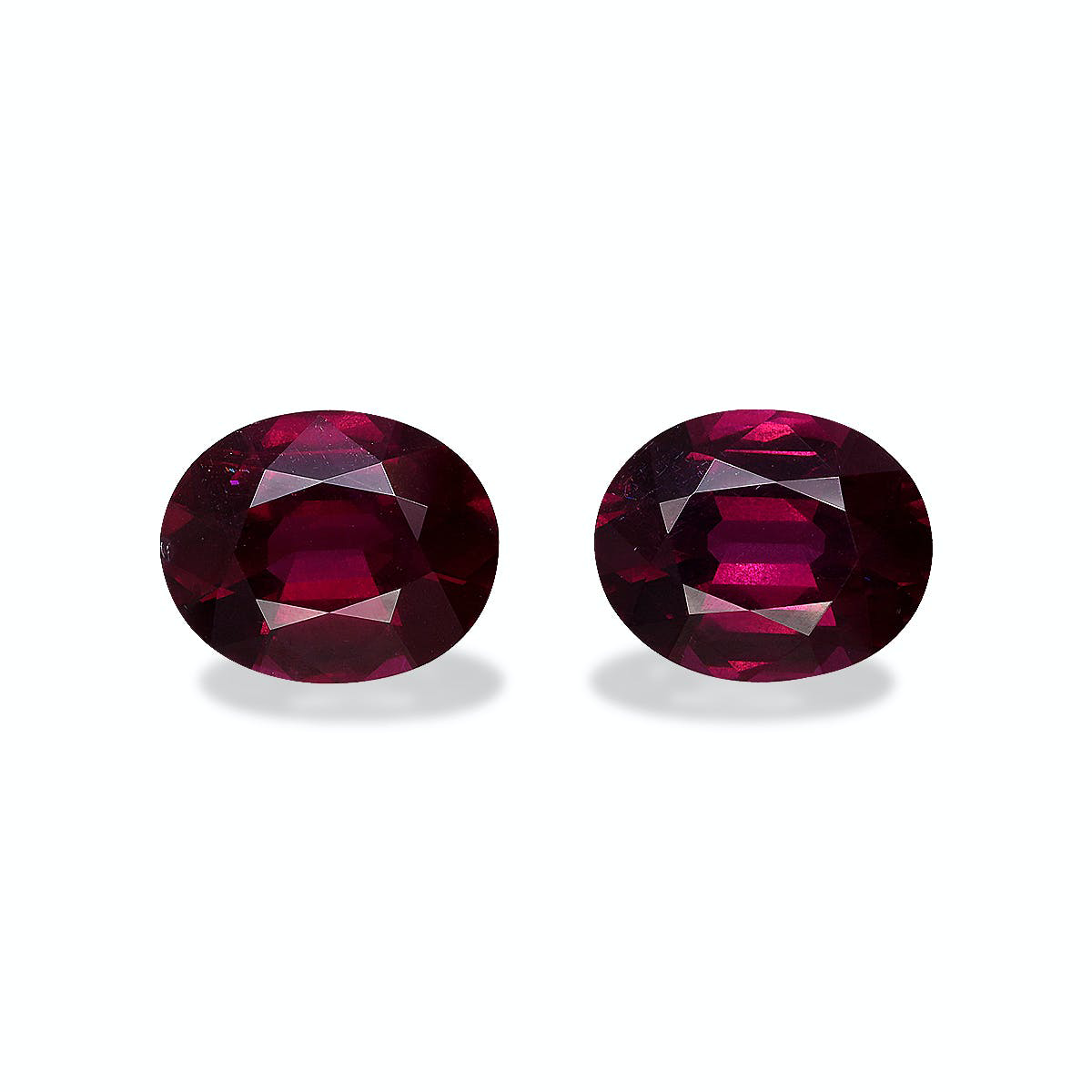 Magenta Purple Umbalite Garnet 14.99ct - 13x11mm Pair (RD0382)