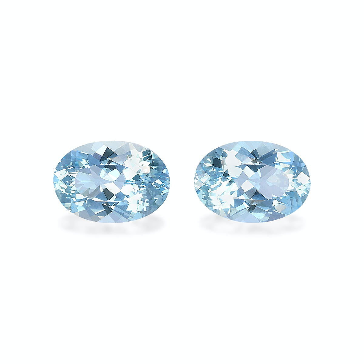 Baby Blue Aquamarine 3.96ct - Pair (AQ4441)