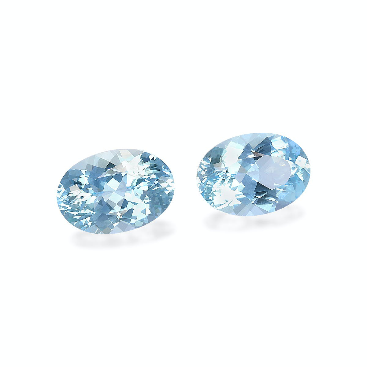 Baby Blue Aquamarine 3.96ct - Pair (AQ4441)