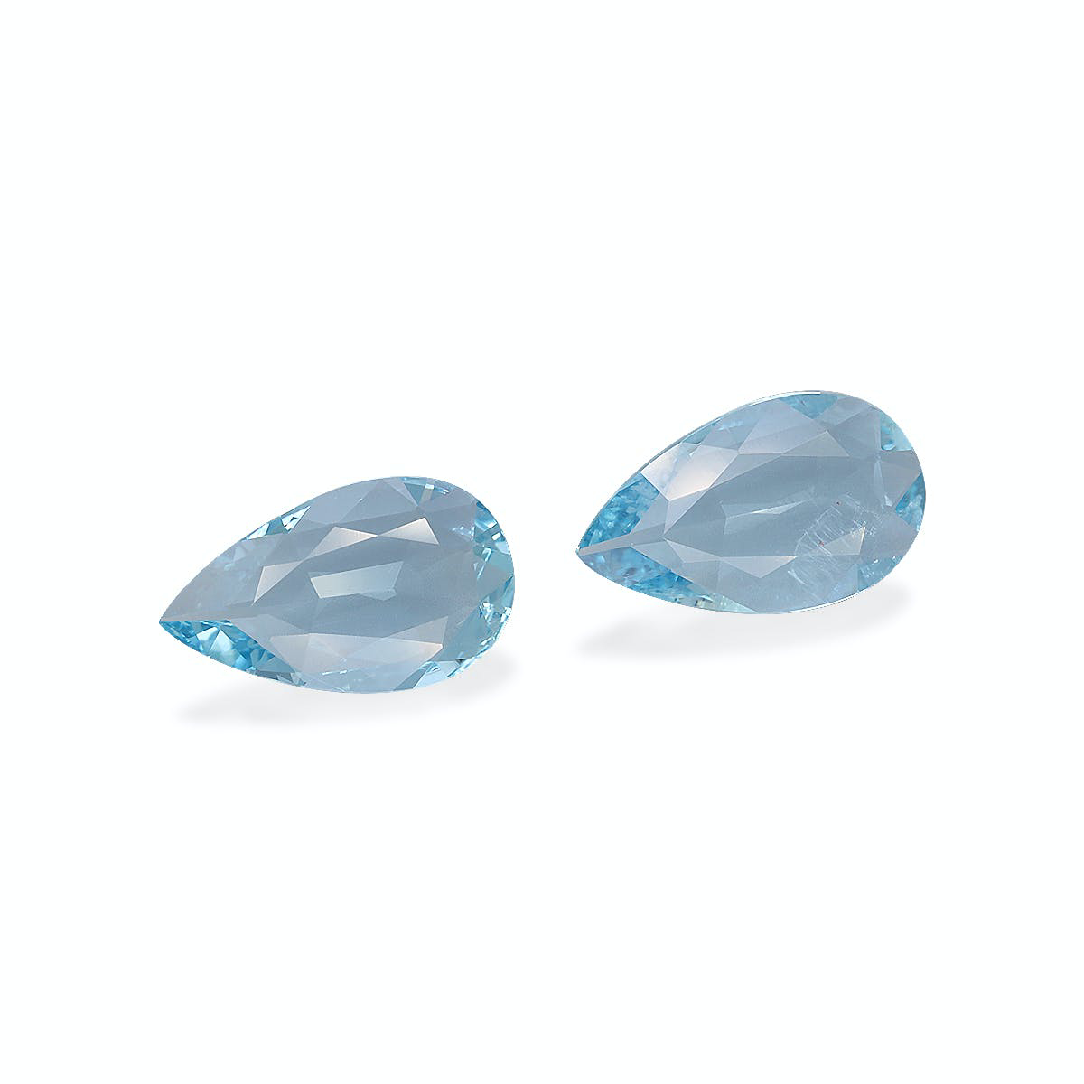 Ice Blue Aquamarine 4.21ct - Pair (AQ4586)