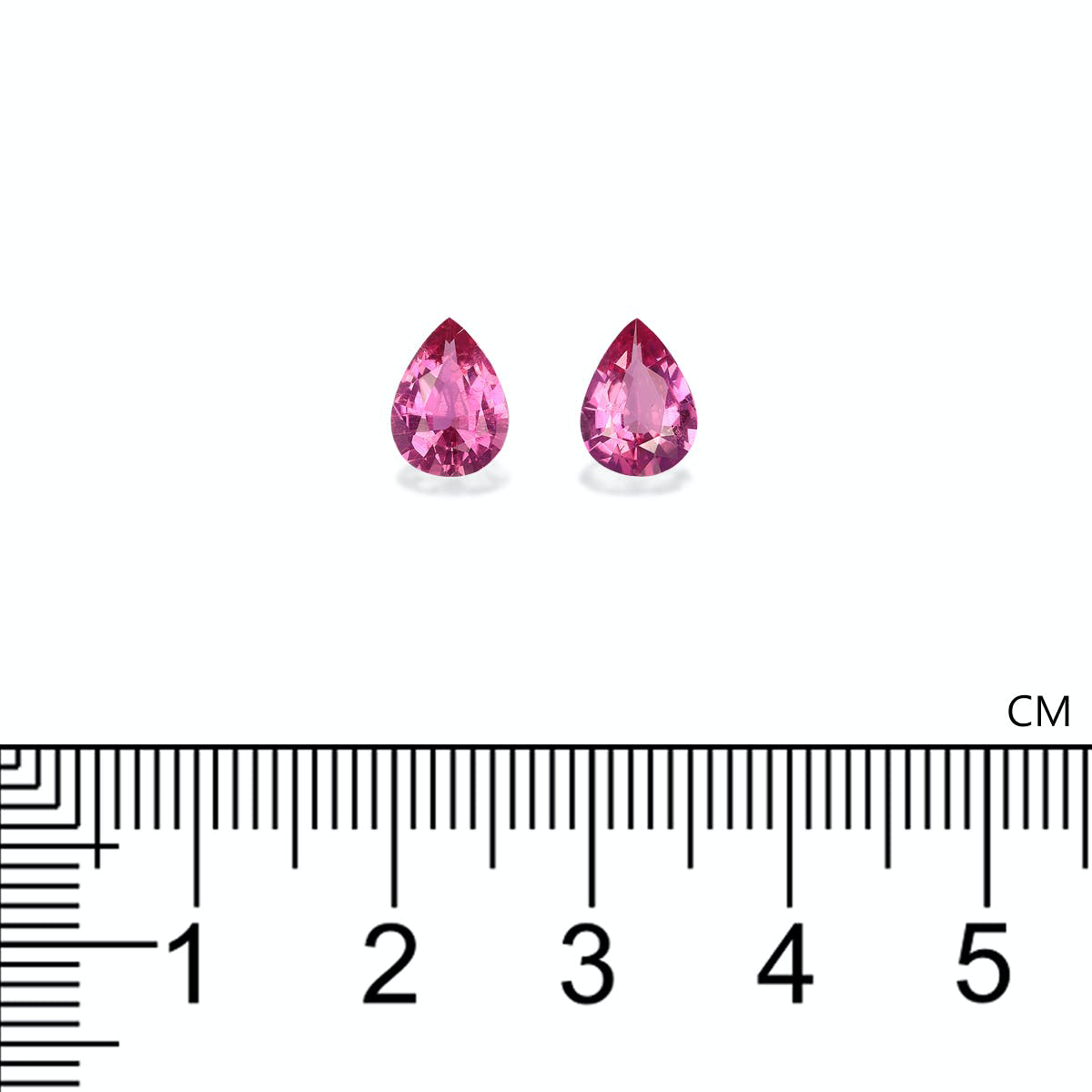 Fuscia Pink Rubellite Tourmaline 1.68ct - 8x6mm Pair (RL1289)