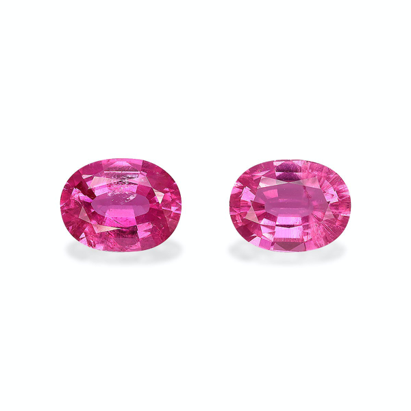 Fuscia Pink Rubellite Tourmaline 2.58ct - 8x6mm Pair (RL1290)