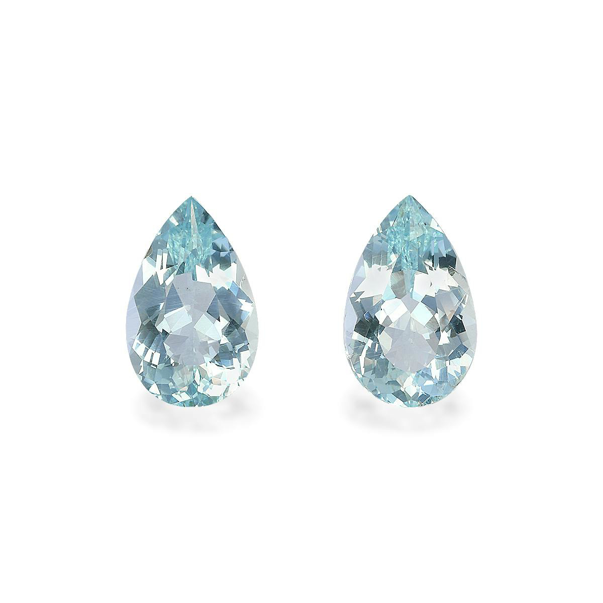 Baby Blue Aquamarine 6.71ct -  Pair (AQ3557)